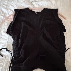 Alexander Wang Black Muscle Tee